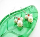 Cheap Pearls mickey earrings Eh00012