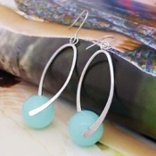 Cheap Fashion Candy Color bag earrings  Eh00316lightblue