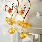 Cheap Korea color beads earrings Eh00346