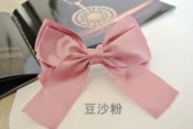 Cheap Grace silk fabric bowknot barrette  Fj00026powder