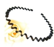 Cheap Black metal spring undee headbandnd  Fk00003black