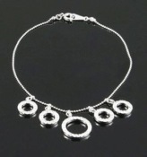 Cheap Exquisite circles anklet  Jl00003silver