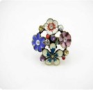 Cheap Summoning retro flower diamond ring Jz00055