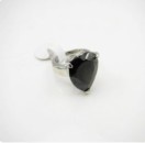 Cheap Black zircon heart ring Jz00062