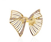 Cheap Retro hollow out diamond butterfly ring  