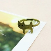 Cheap Ringent Retro cat ring  Jz00168bronze