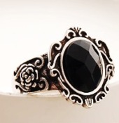 Cheap Retro carving witch mirror ring Jz00213