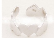 Cheap Ringent Heart connected rings Jz00237