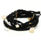 Cheap Occident fashion multi-layer leather rope bracelet