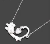 Cheap Elegant cat zircon necklace   Xl00223