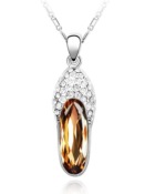 Cheap Swarovski crystal necklace Xl00347coffee